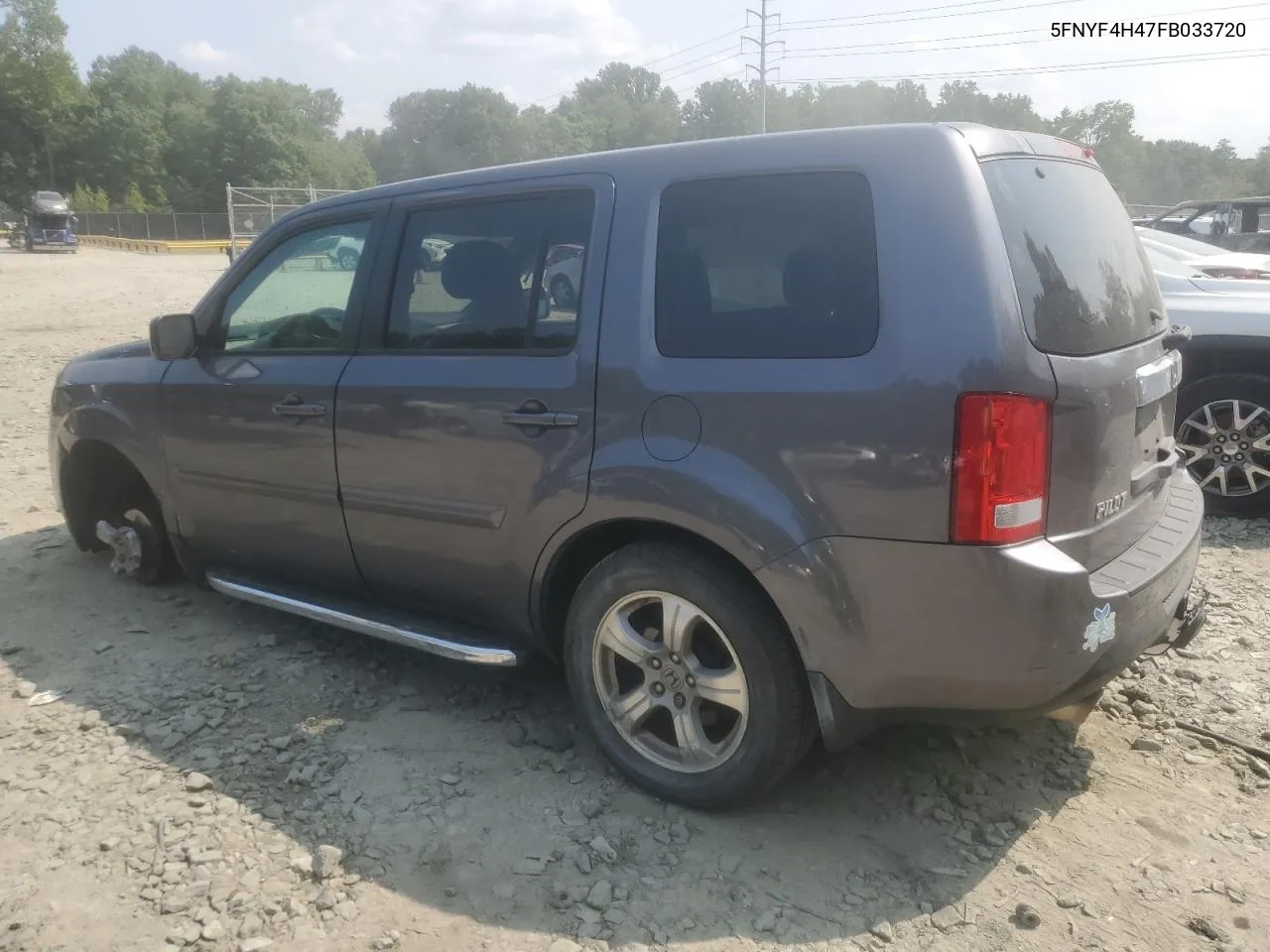 2015 Honda Pilot Ex VIN: 5FNYF4H47FB033720 Lot: 67326614