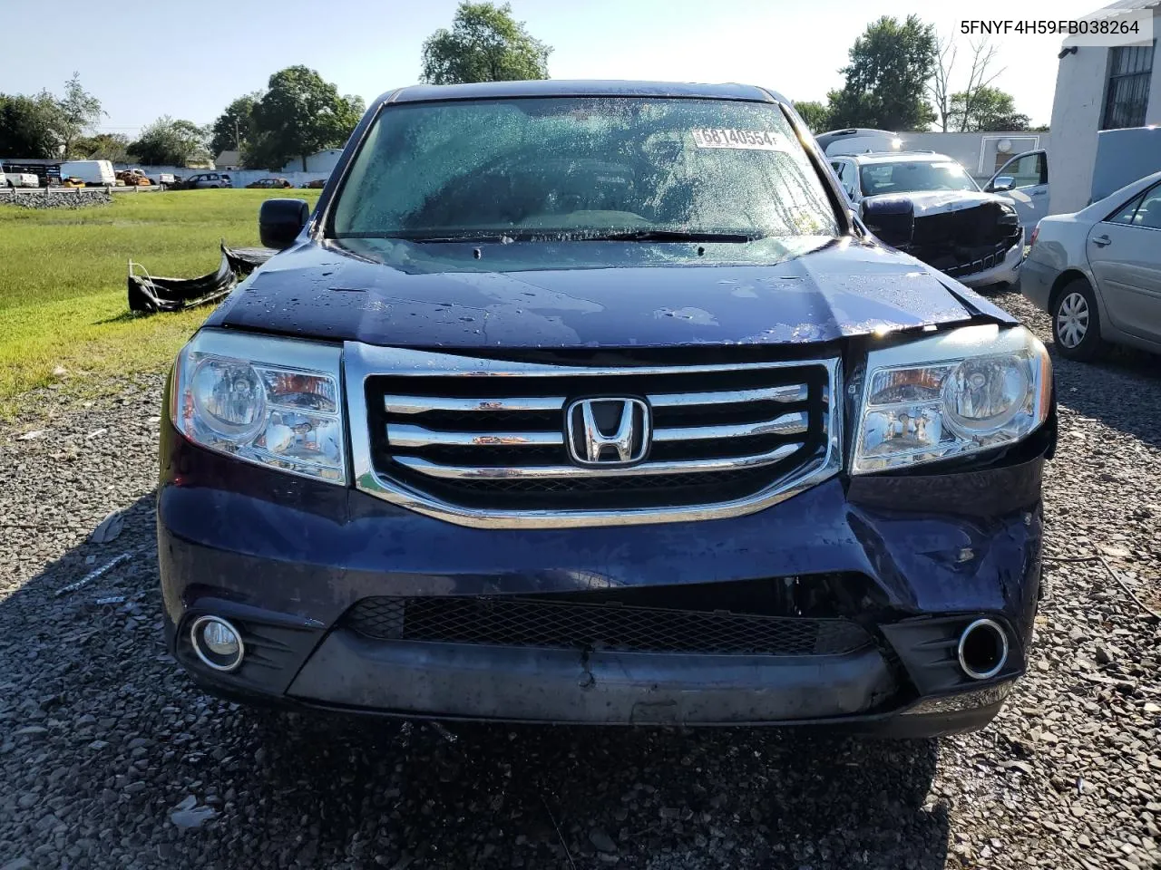 2015 Honda Pilot Exl VIN: 5FNYF4H59FB038264 Lot: 68140554