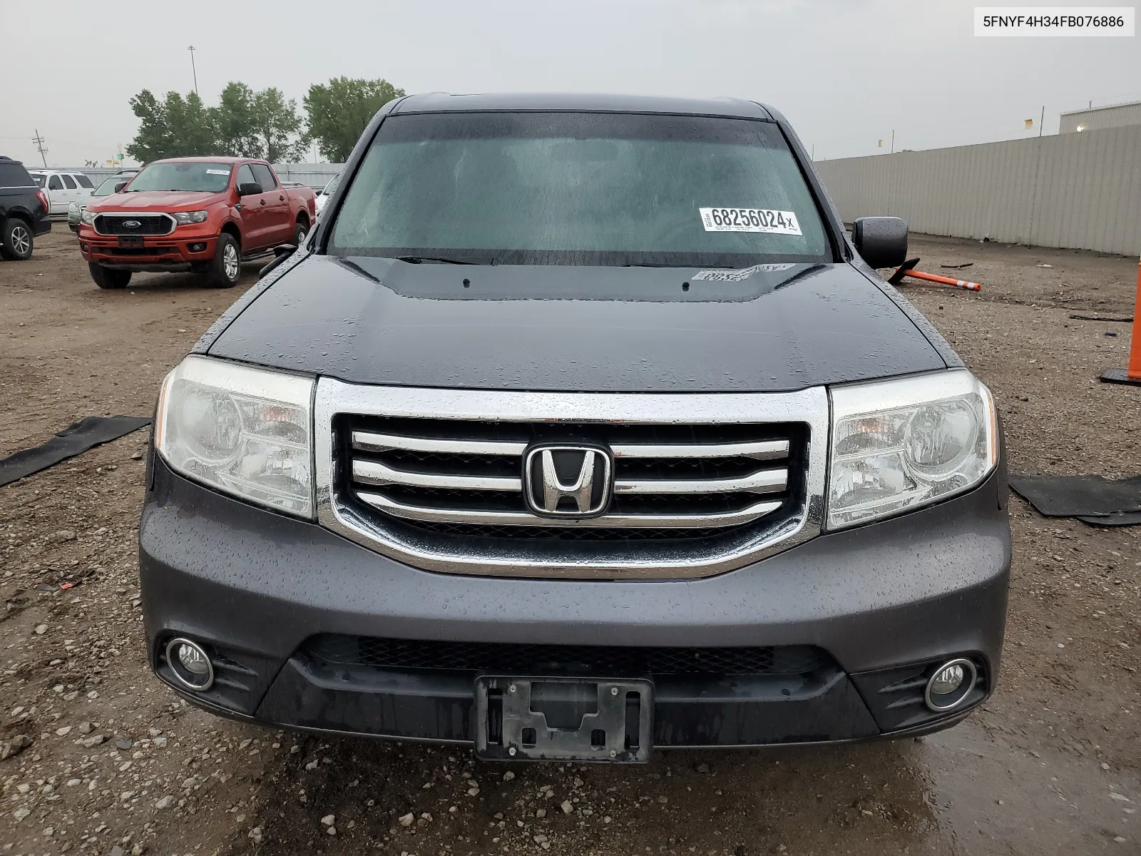 5FNYF4H34FB076886 2015 Honda Pilot Se