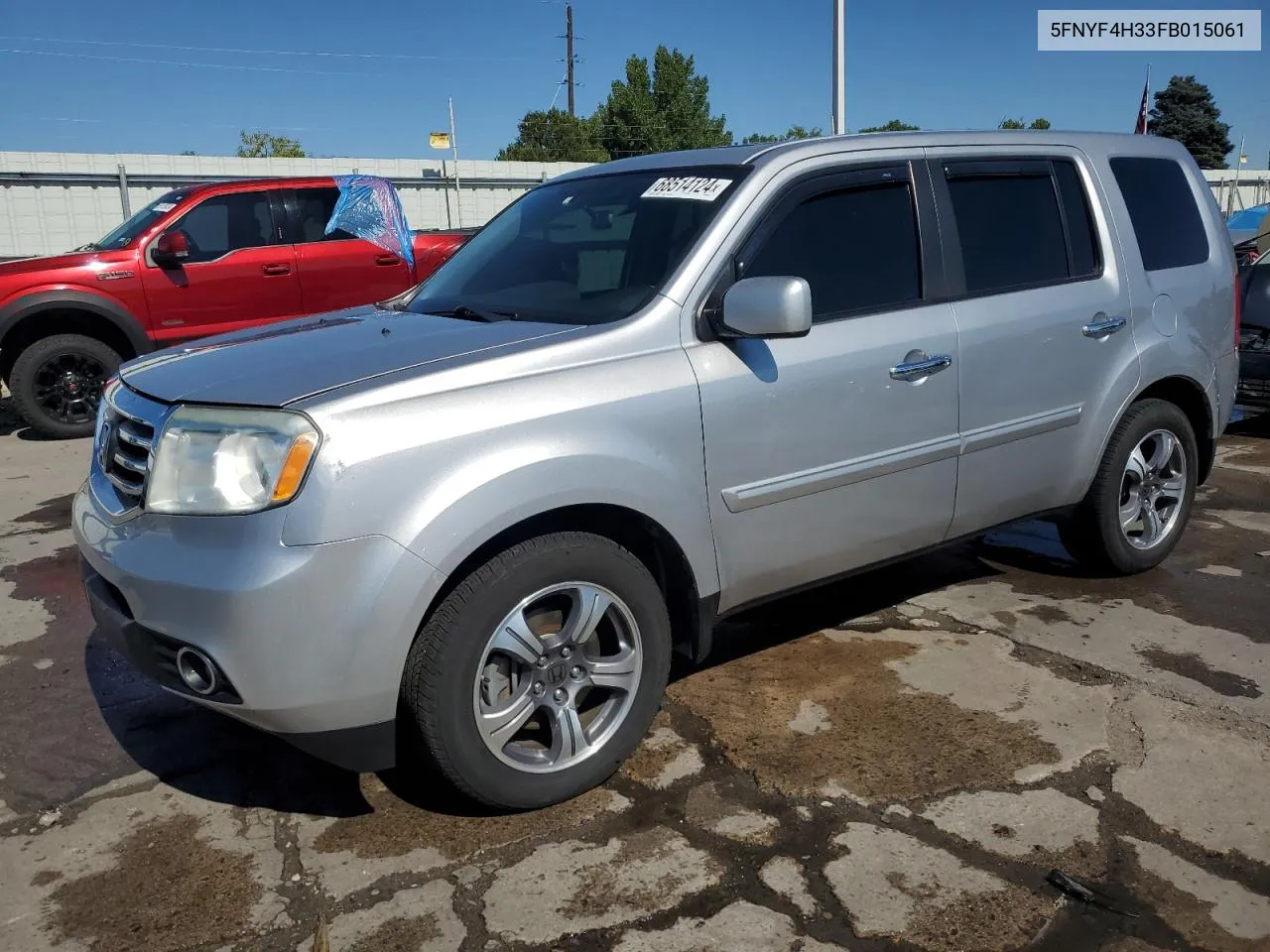 2015 Honda Pilot Se VIN: 5FNYF4H33FB015061 Lot: 68514124