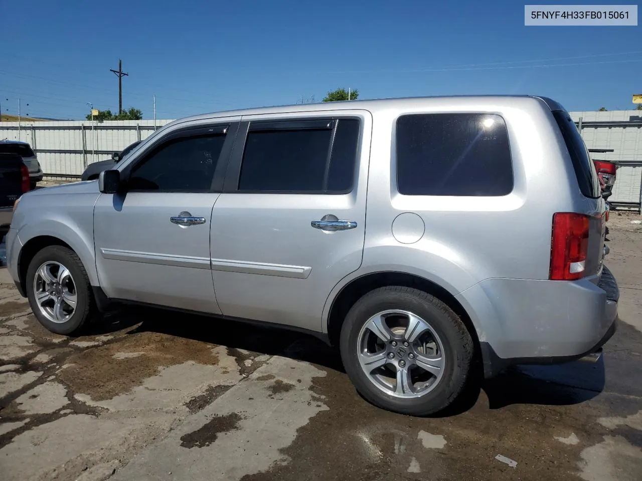 2015 Honda Pilot Se VIN: 5FNYF4H33FB015061 Lot: 68514124