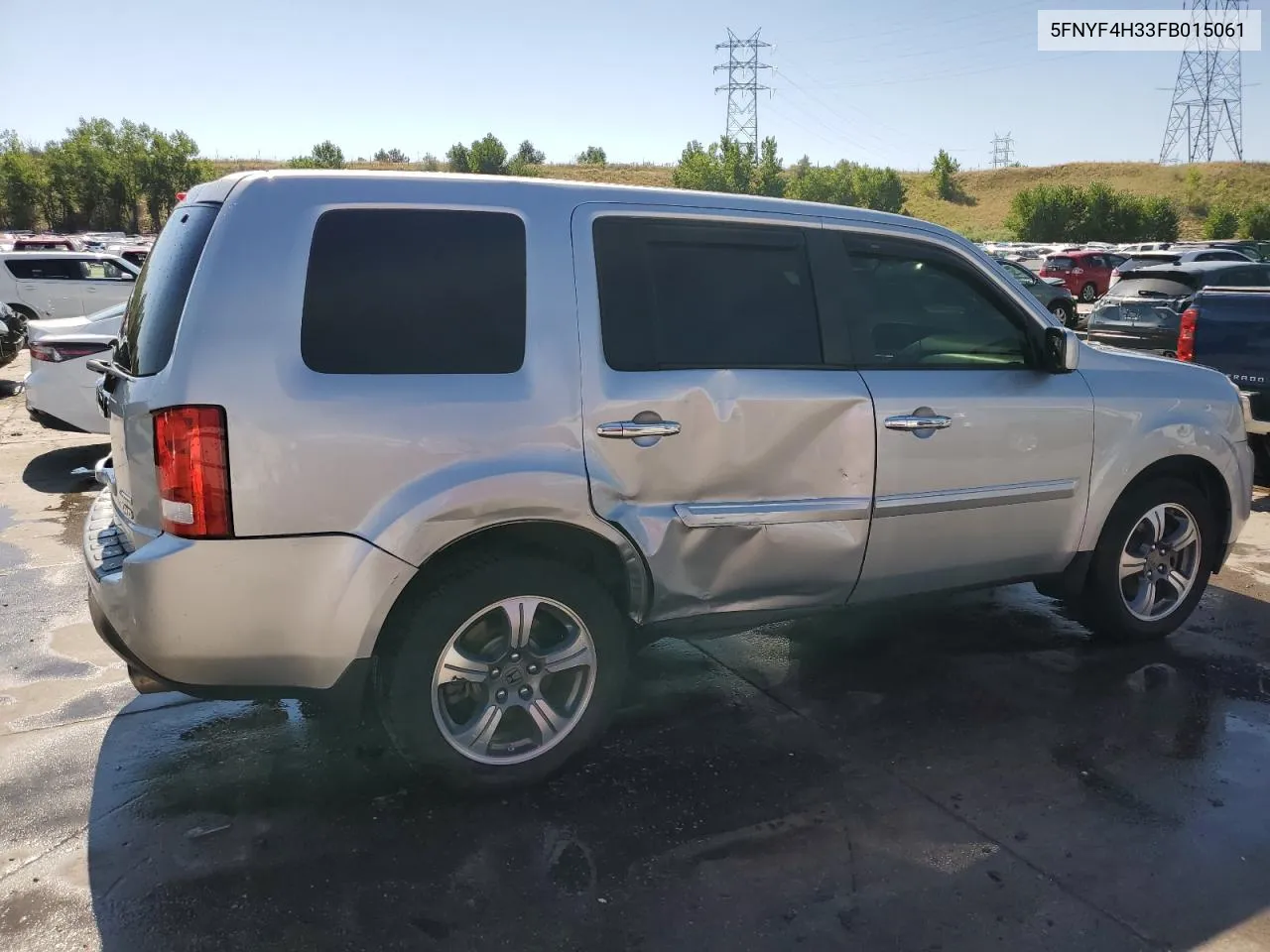 2015 Honda Pilot Se VIN: 5FNYF4H33FB015061 Lot: 68514124