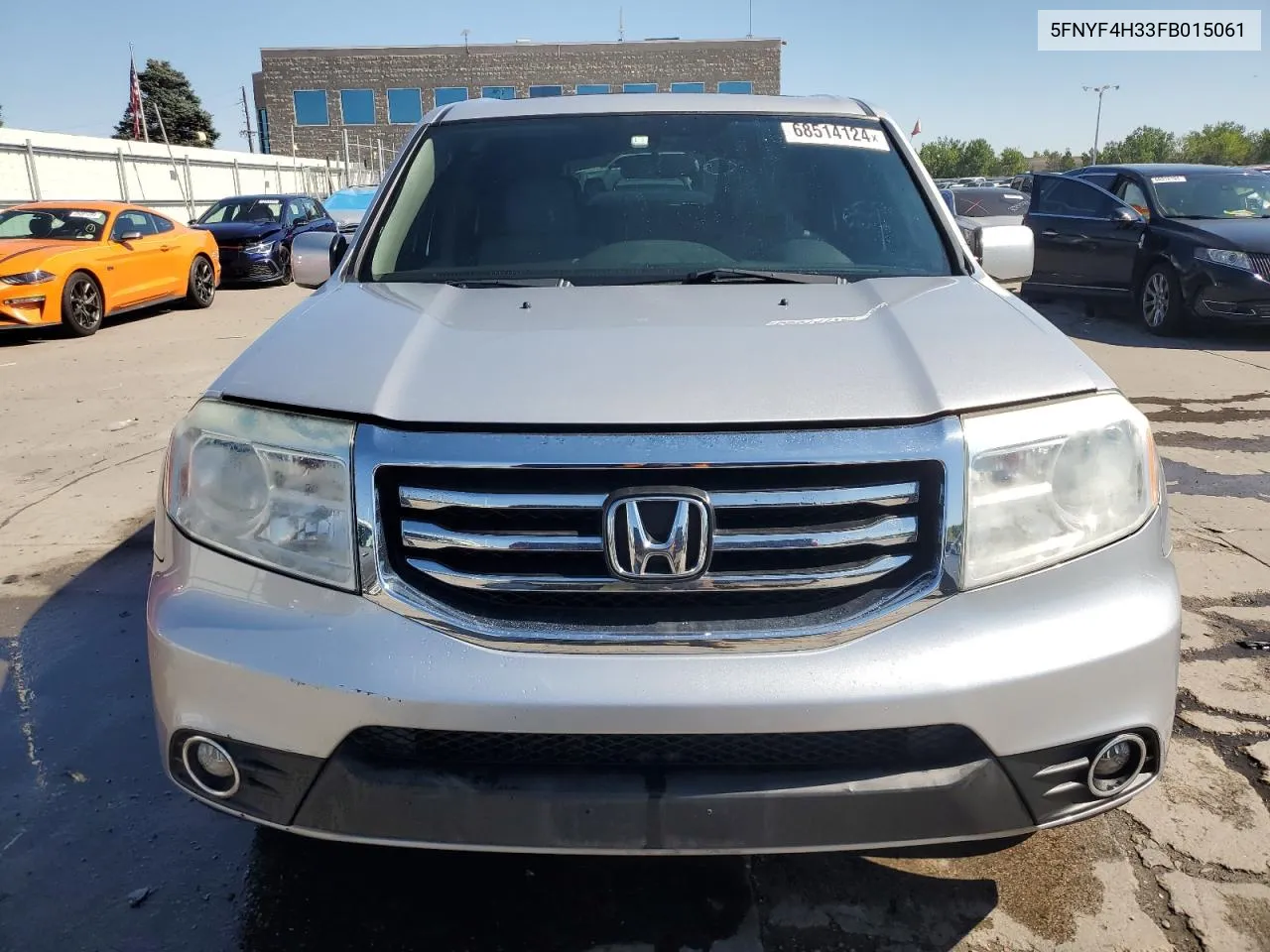 2015 Honda Pilot Se VIN: 5FNYF4H33FB015061 Lot: 68514124