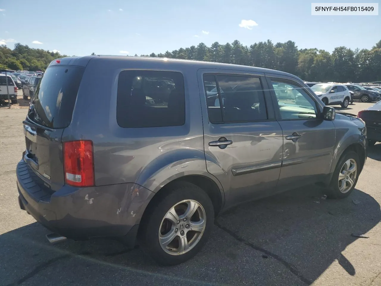 2015 Honda Pilot Exl VIN: 5FNYF4H54FB015409 Lot: 68902194