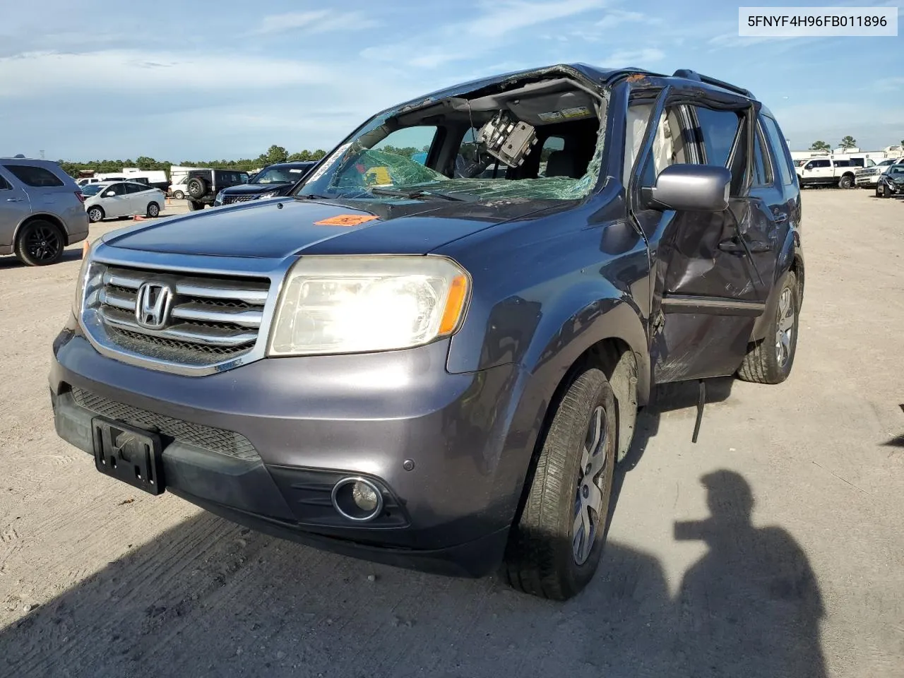 2015 Honda Pilot Touring VIN: 5FNYF4H96FB011896 Lot: 69459364