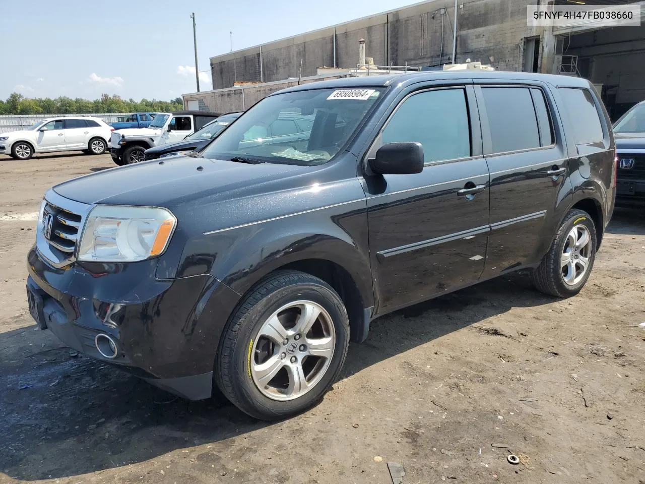 2015 Honda Pilot Ex VIN: 5FNYF4H47FB038660 Lot: 69508964