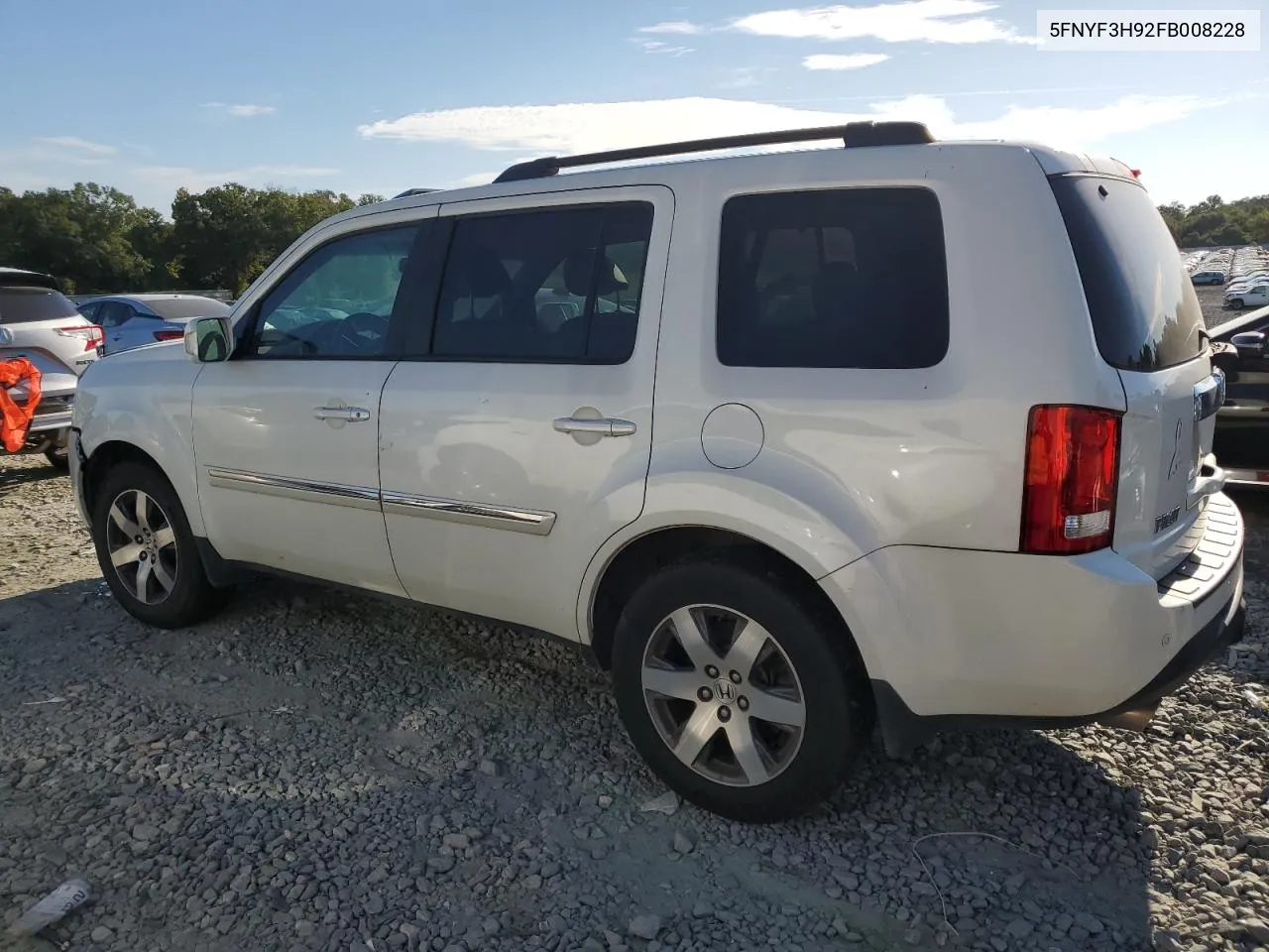 2015 Honda Pilot Touring VIN: 5FNYF3H92FB008228 Lot: 69816844