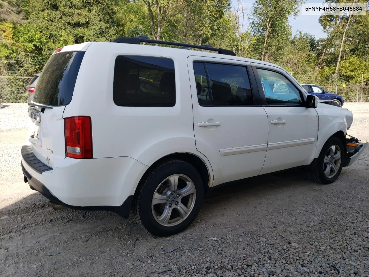 2015 Honda Pilot Exl VIN: 5FNYF4H58FB045884 Lot: 70246084