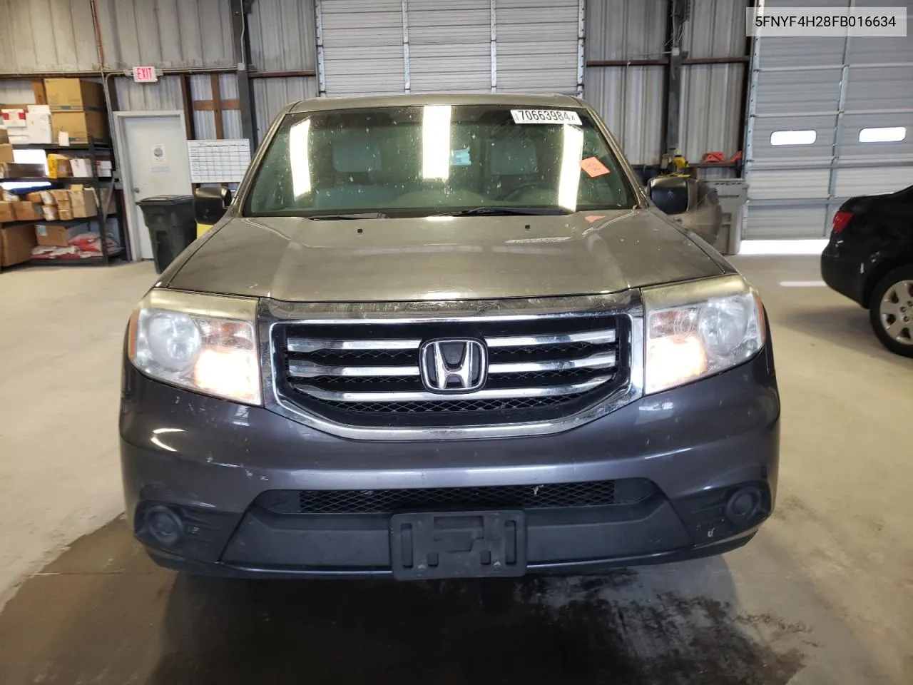 2015 Honda Pilot Lx VIN: 5FNYF4H28FB016634 Lot: 70663984