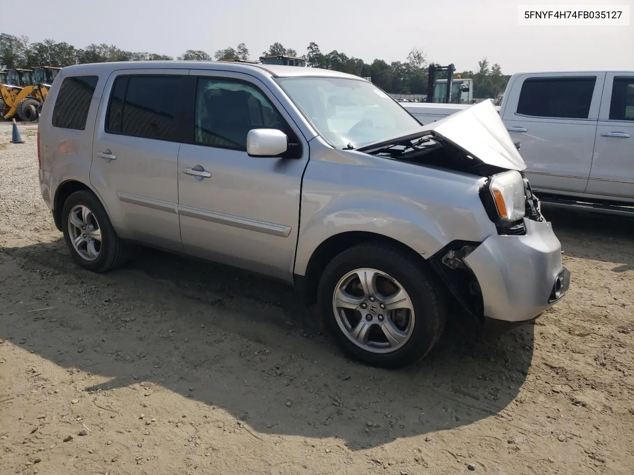 2015 Honda Pilot Exln VIN: 5FNYF4H74FB035127 Lot: 71153994