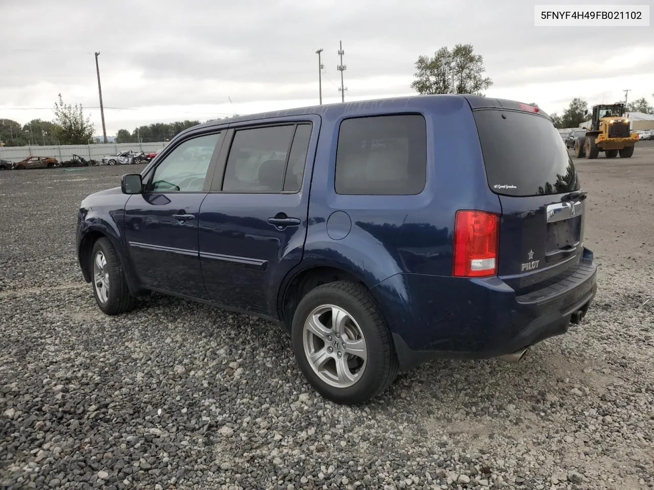 2015 Honda Pilot Ex VIN: 5FNYF4H49FB021102 Lot: 71924234