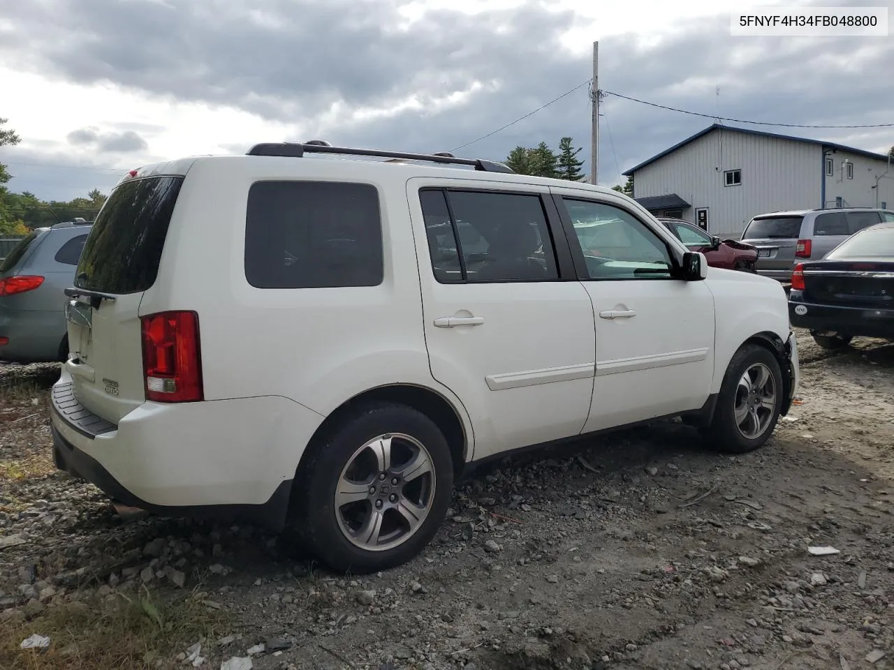 2015 Honda Pilot Se VIN: 5FNYF4H34FB048800 Lot: 72323424