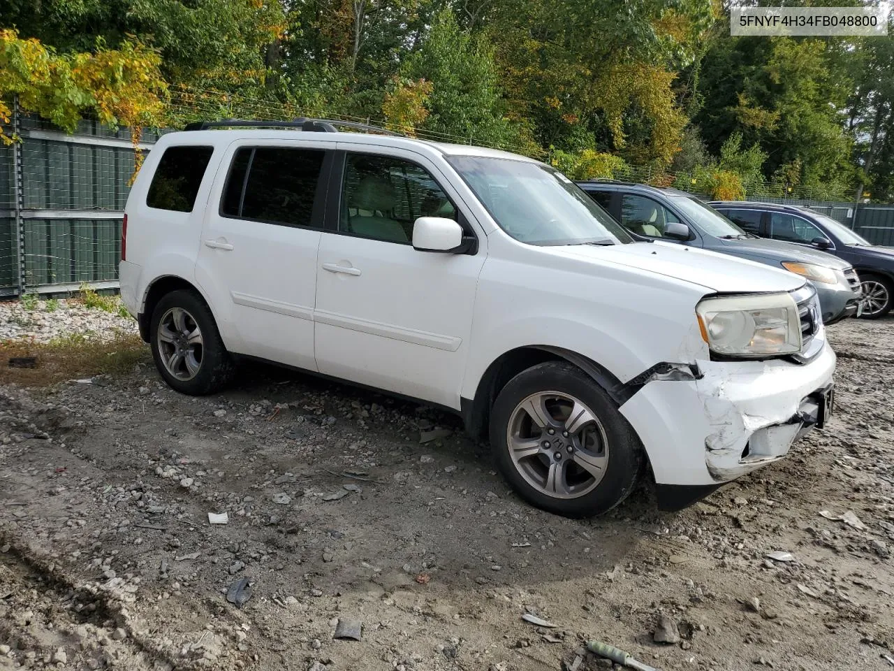 2015 Honda Pilot Se VIN: 5FNYF4H34FB048800 Lot: 72323424