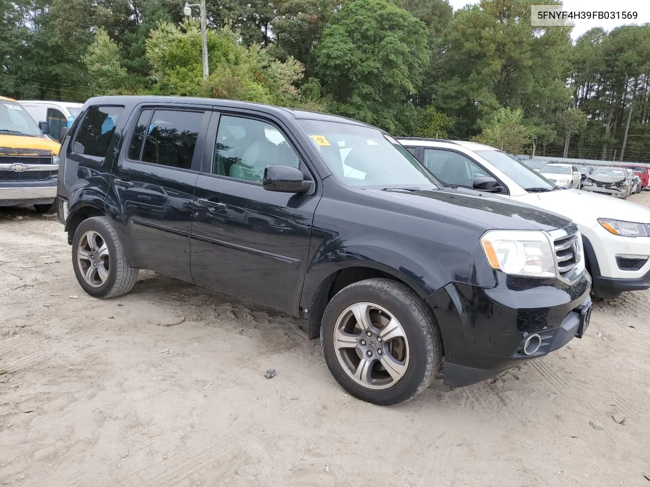 2015 Honda Pilot Se VIN: 5FNYF4H39FB031569 Lot: 72538384