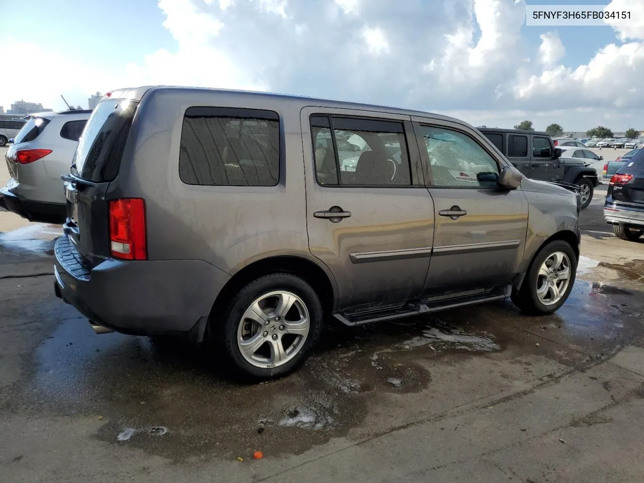 5FNYF3H65FB034151 2015 Honda Pilot Exl