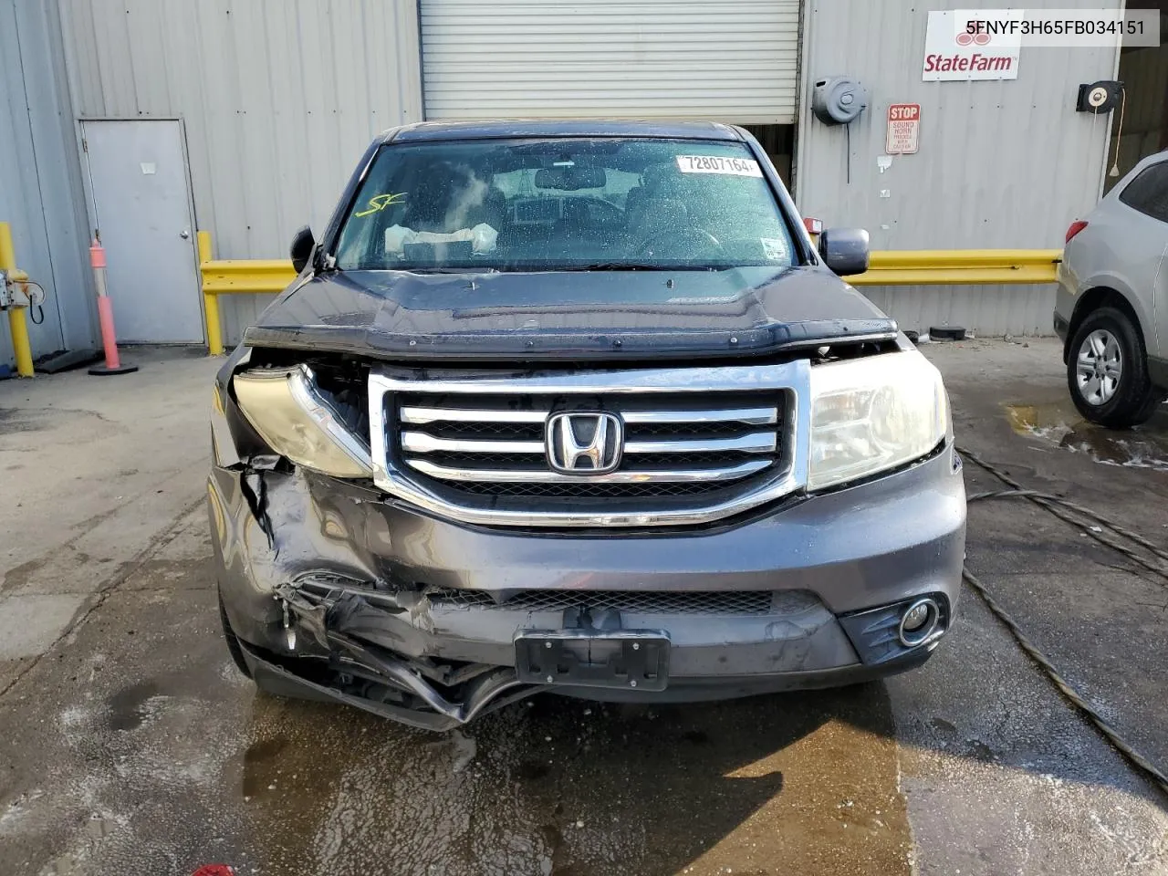 2015 Honda Pilot Exl VIN: 5FNYF3H65FB034151 Lot: 72807164