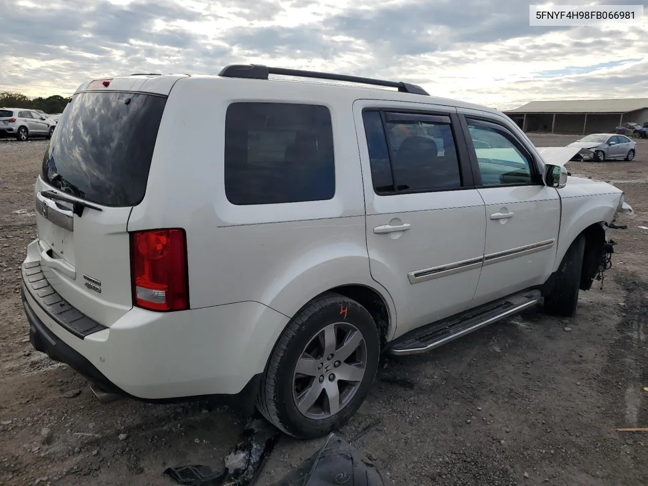 2015 Honda Pilot Touring VIN: 5FNYF4H98FB066981 Lot: 73991174