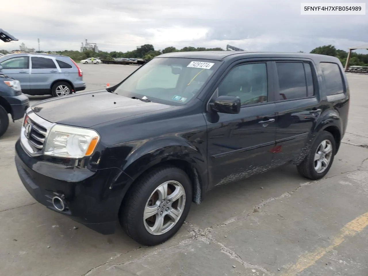 2015 Honda Pilot Exln VIN: 5FNYF4H7XFB054989 Lot: 74291274