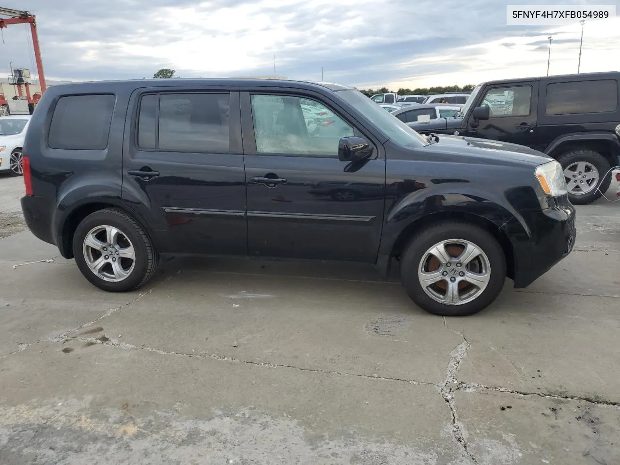 2015 Honda Pilot Exln VIN: 5FNYF4H7XFB054989 Lot: 74291274