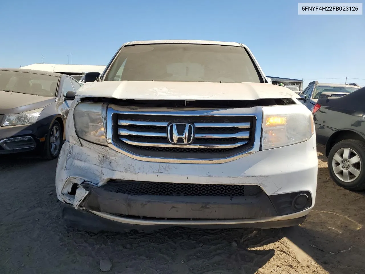 2015 Honda Pilot Lx VIN: 5FNYF4H22FB023126 Lot: 74323104