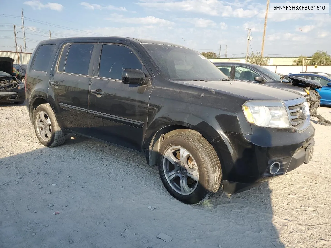 2015 Honda Pilot Se VIN: 5FNYF3H3XFB031610 Lot: 75068684