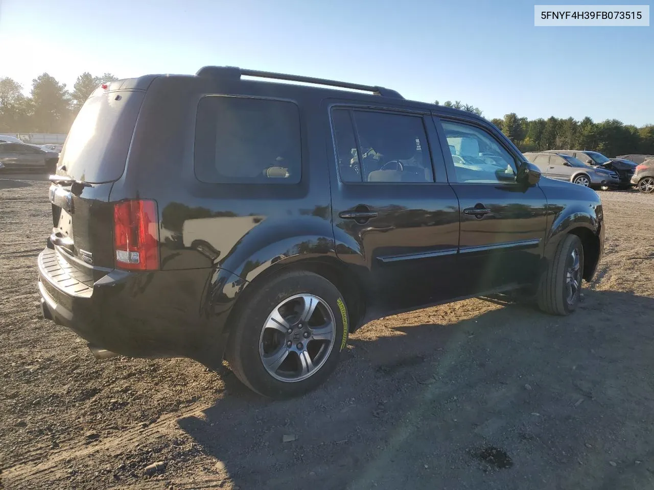 2015 Honda Pilot Se VIN: 5FNYF4H39FB073515 Lot: 76670374