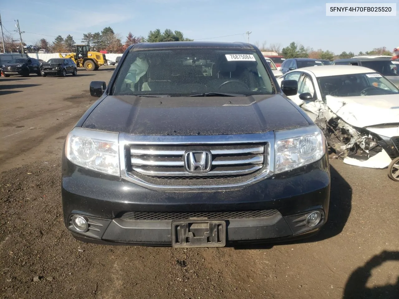 2015 Honda Pilot Exln VIN: 5FNYF4H70FB025520 Lot: 76875084