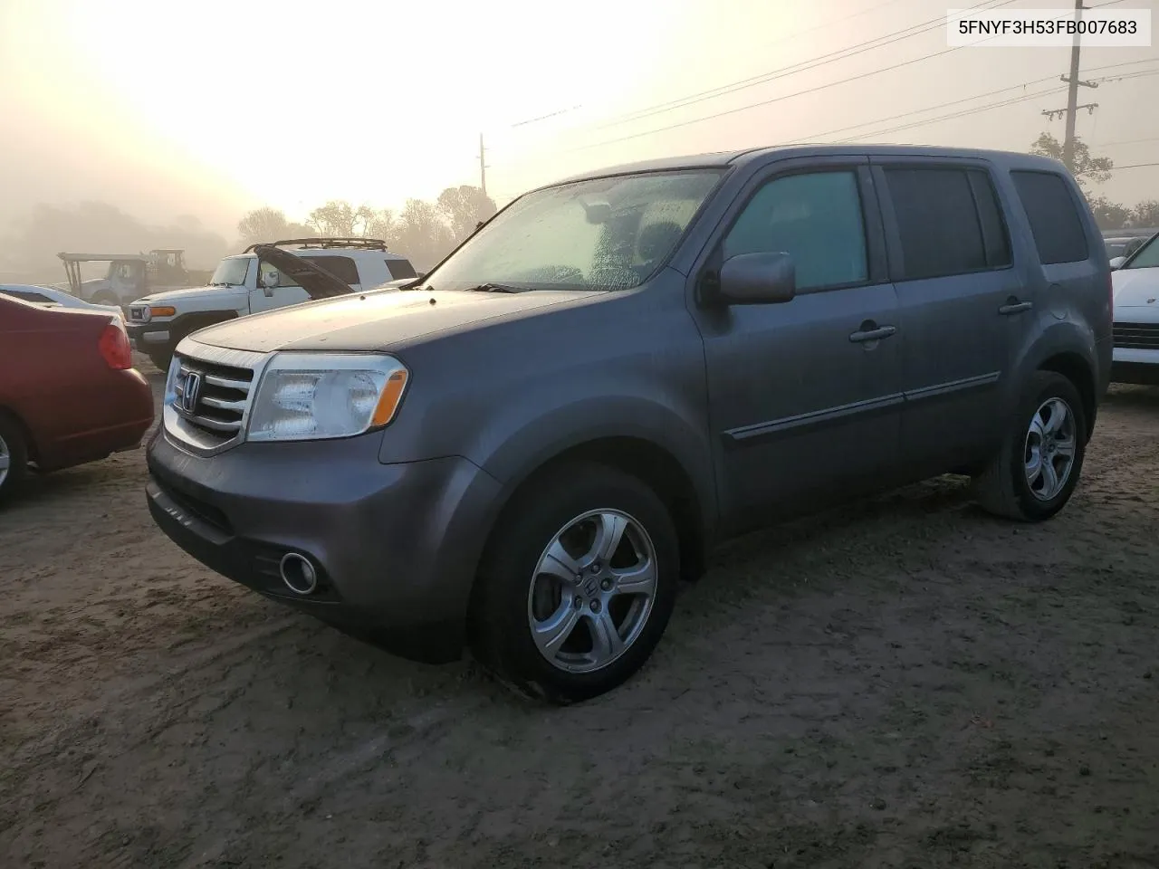 5FNYF3H53FB007683 2015 Honda Pilot Exl