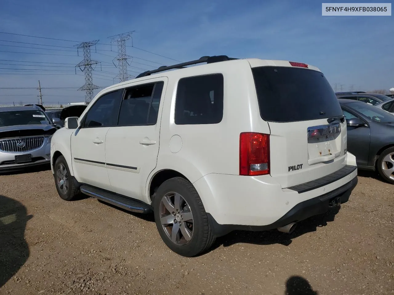 2015 Honda Pilot Touring VIN: 5FNYF4H9XFB038065 Lot: 78361924