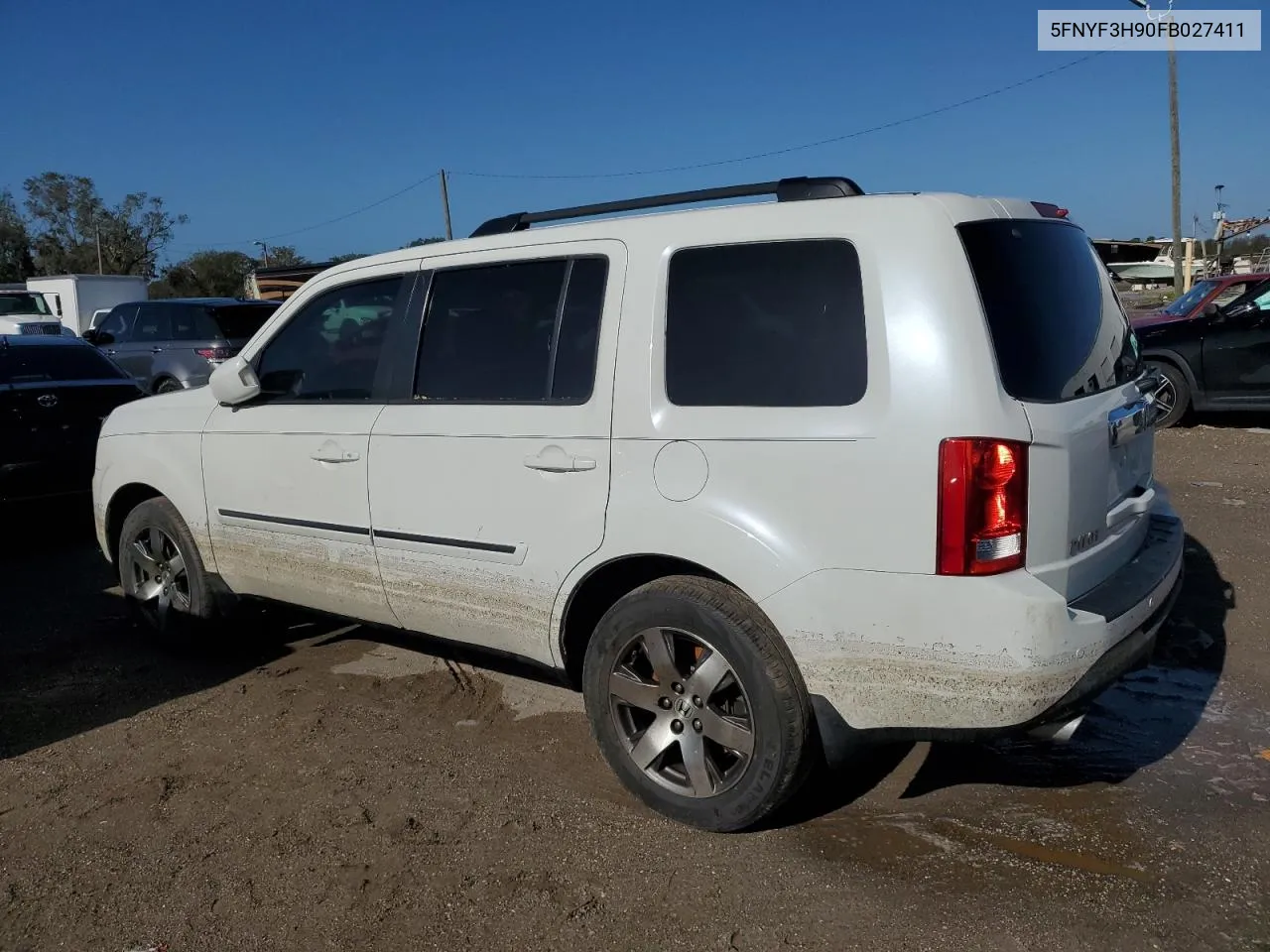 2015 Honda Pilot Touring VIN: 5FNYF3H90FB027411 Lot: 78508174