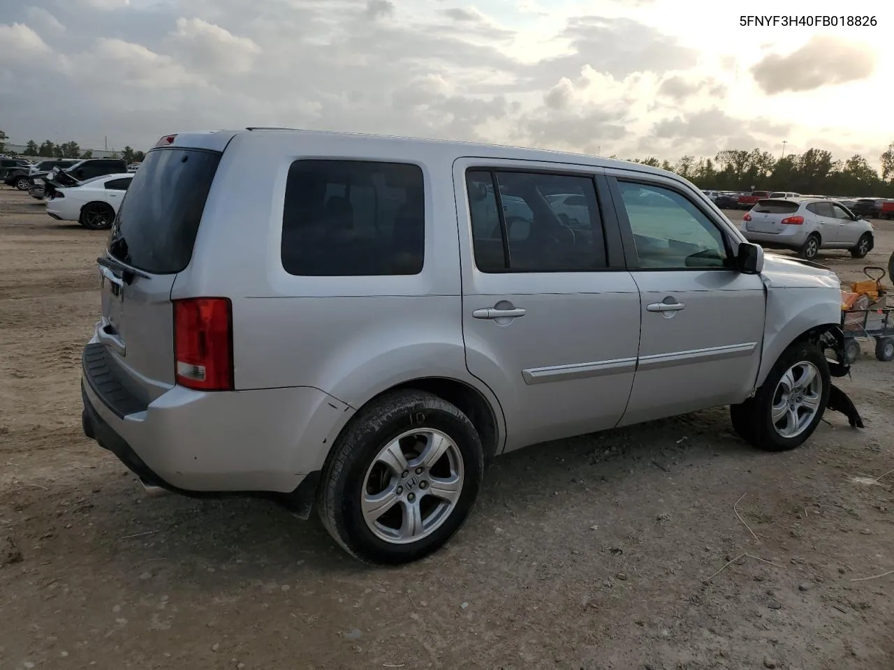 2015 Honda Pilot Ex VIN: 5FNYF3H40FB018826 Lot: 78864444