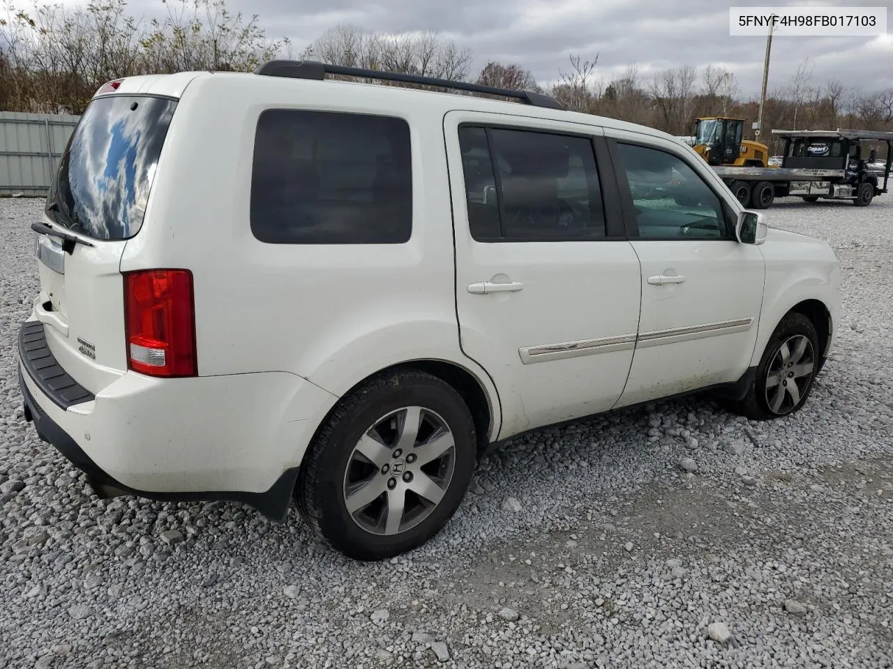 2015 Honda Pilot Touring VIN: 5FNYF4H98FB017103 Lot: 79607904