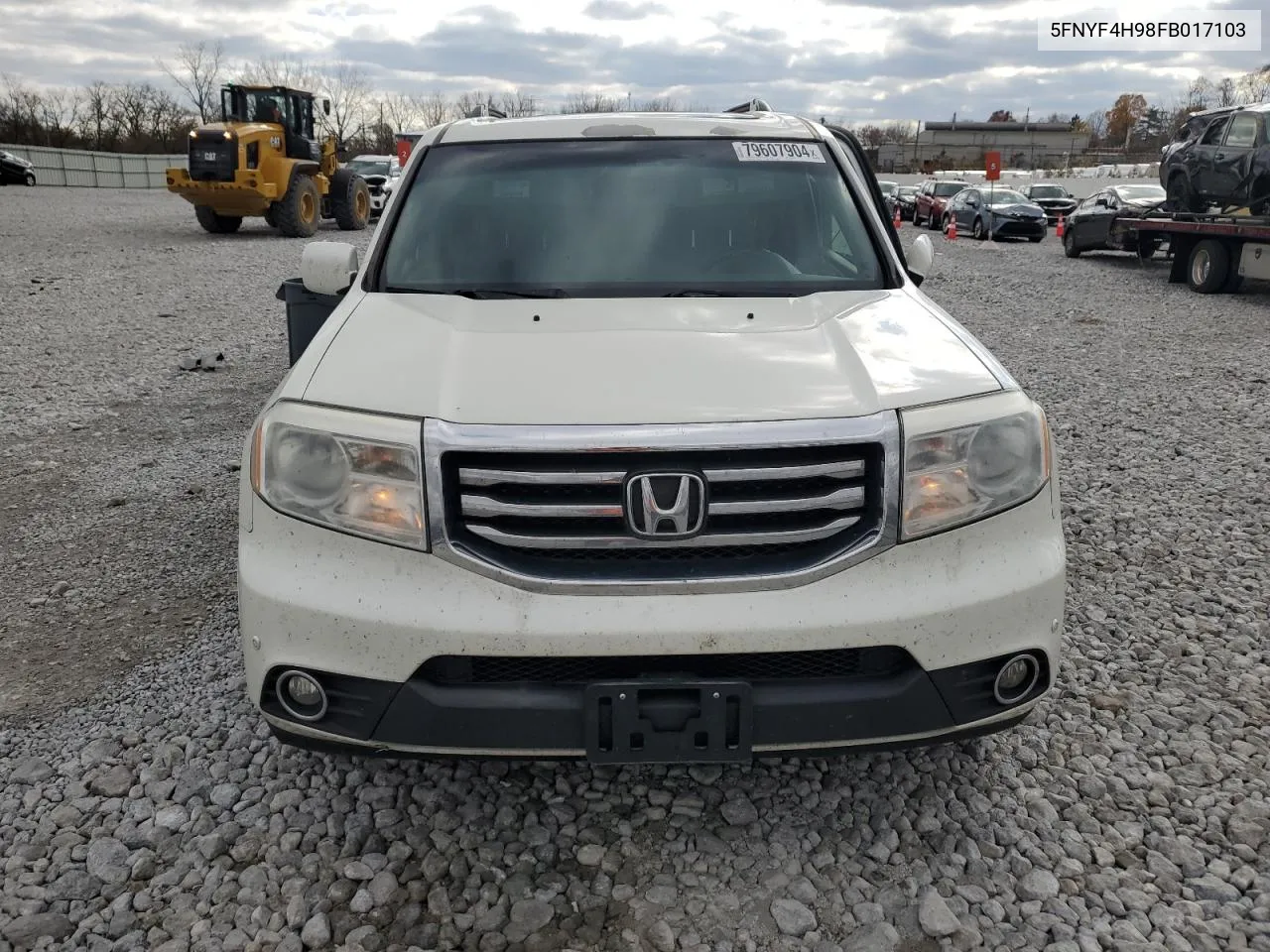 2015 Honda Pilot Touring VIN: 5FNYF4H98FB017103 Lot: 79607904