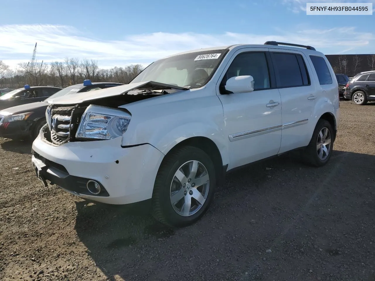 2015 Honda Pilot Touring VIN: 5FNYF4H93FB044595 Lot: 80628764