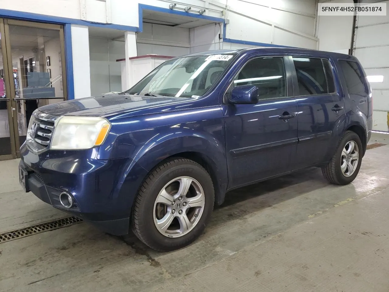 2015 Honda Pilot Exl VIN: 5FNYF4H52FB051874 Lot: 80676514