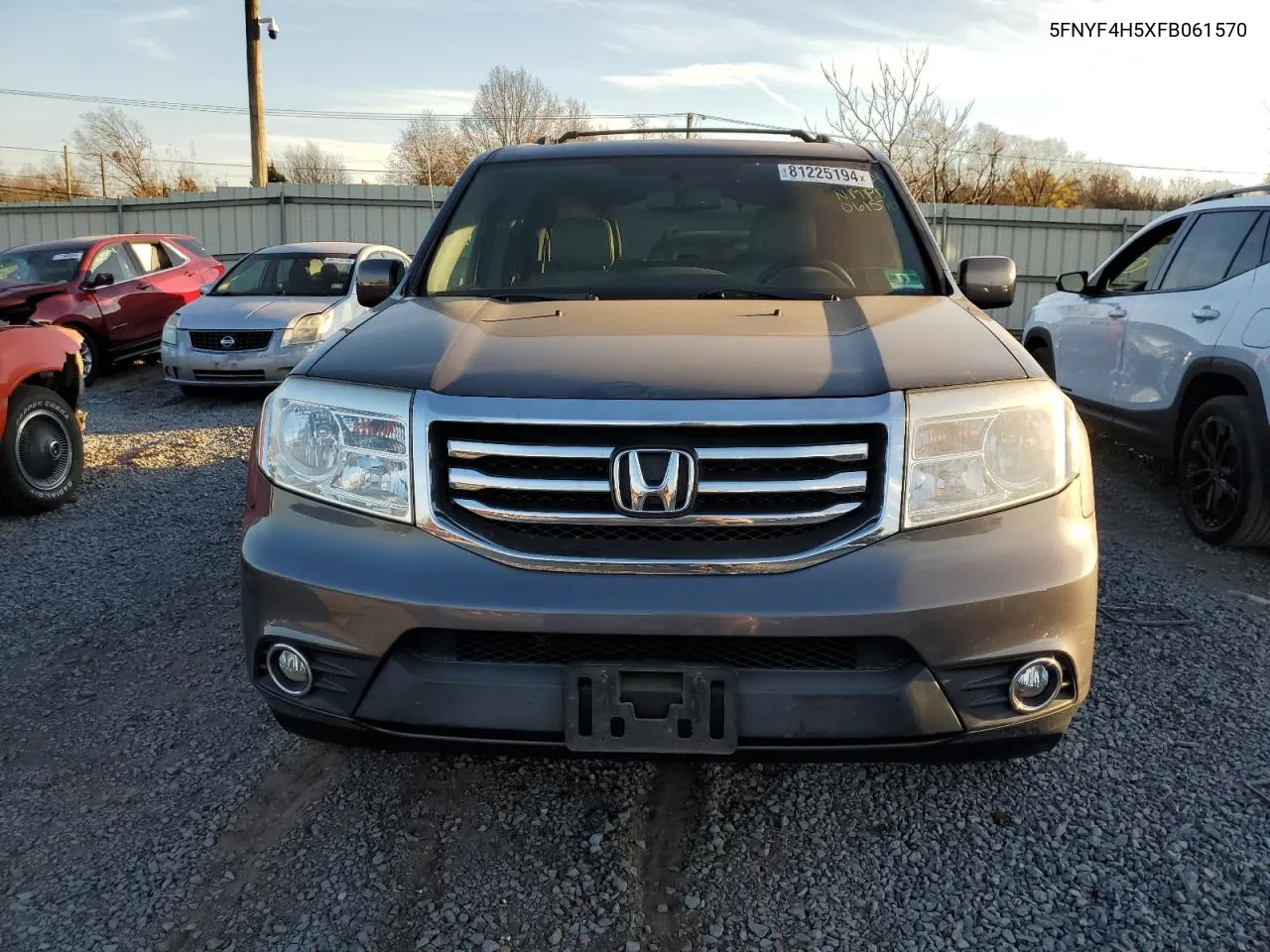 2015 Honda Pilot Exl VIN: 5FNYF4H5XFB061570 Lot: 81225194