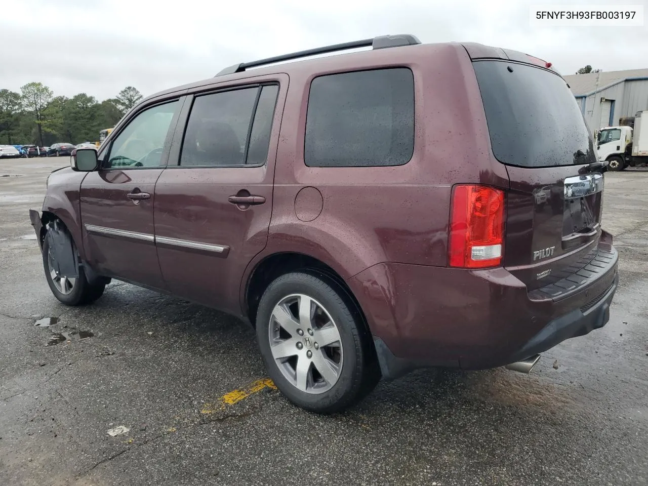 2015 Honda Pilot Touring VIN: 5FNYF3H93FB003197 Lot: 81783664