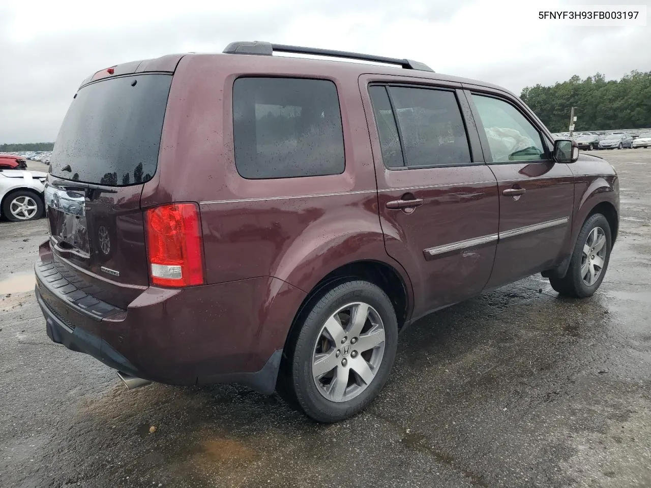 2015 Honda Pilot Touring VIN: 5FNYF3H93FB003197 Lot: 81783664