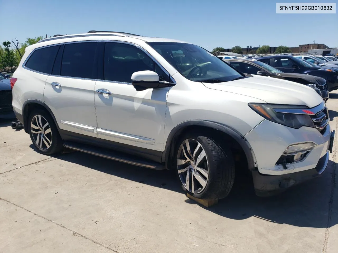 2016 Honda Pilot Touring VIN: 5FNYF5H99GB010832 Lot: 37305804