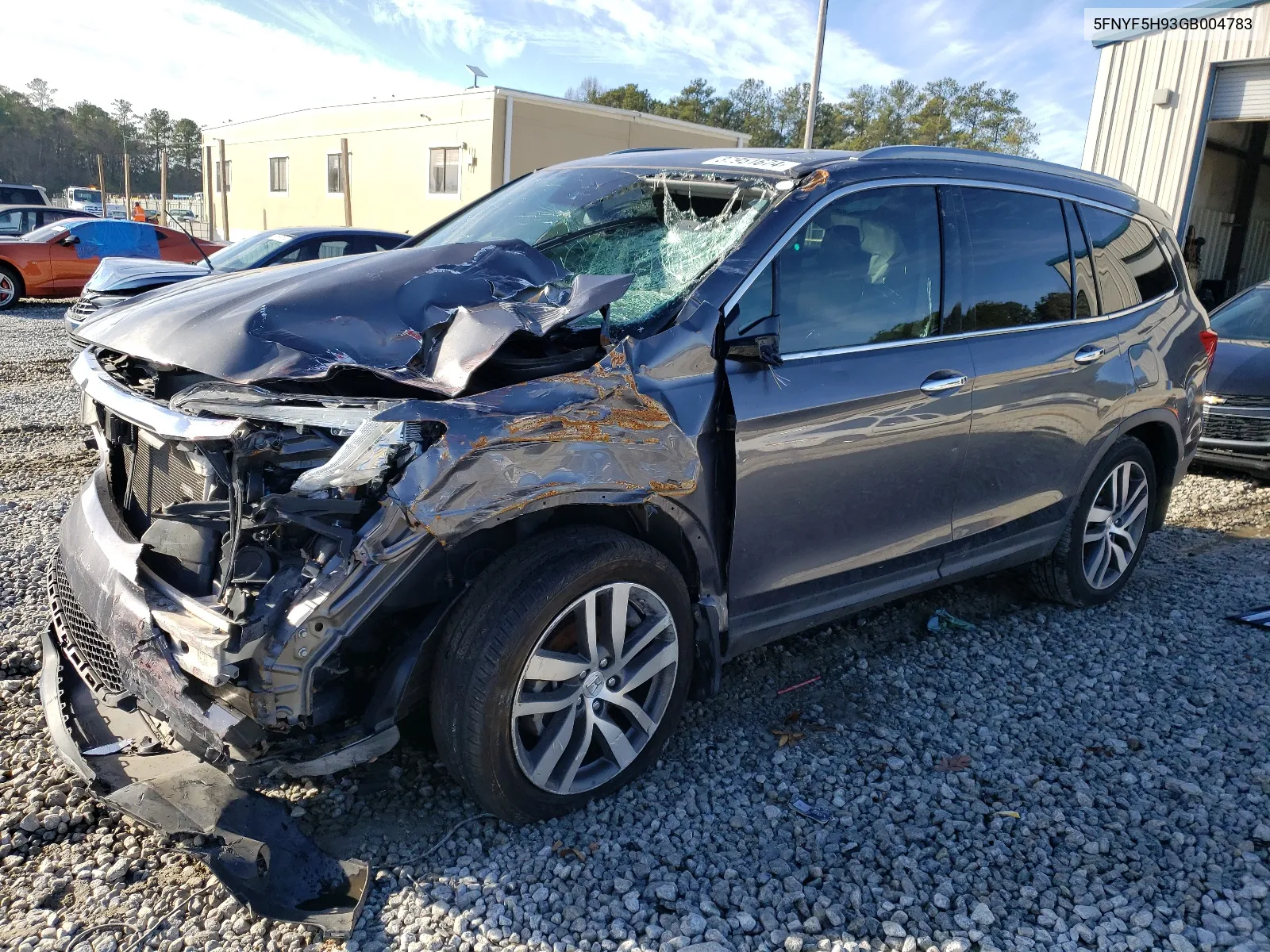 5FNYF5H93GB004783 2016 Honda Pilot Touring