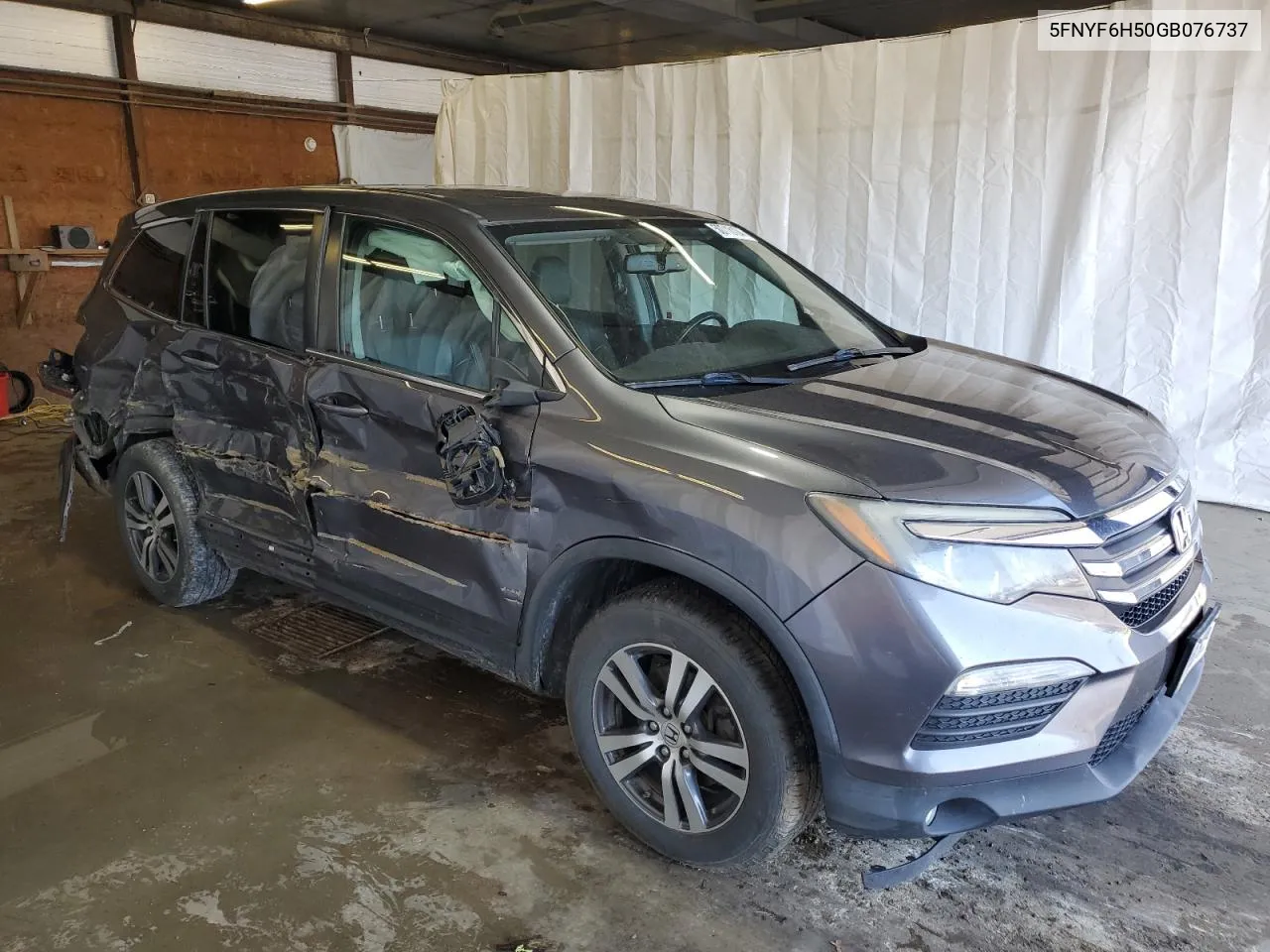 5FNYF6H50GB076737 2016 Honda Pilot Exl