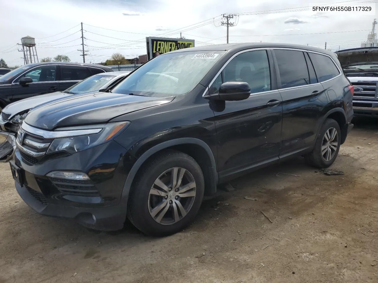 5FNYF6H55GB117329 2016 Honda Pilot Exl