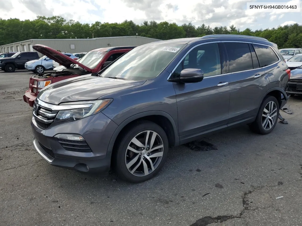 2016 Honda Pilot Touring VIN: 5FNYF6H94GB016463 Lot: 55218964