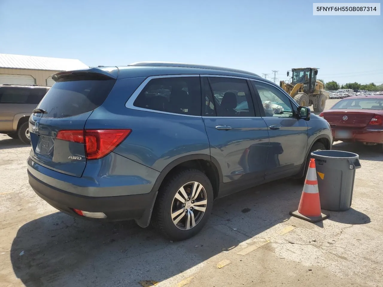 5FNYF6H55GB087314 2016 Honda Pilot Exl