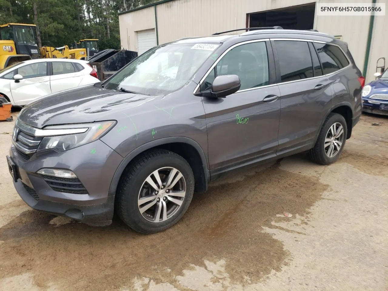 2016 Honda Pilot Exl VIN: 5FNYF6H57GB015966 Lot: 58432754