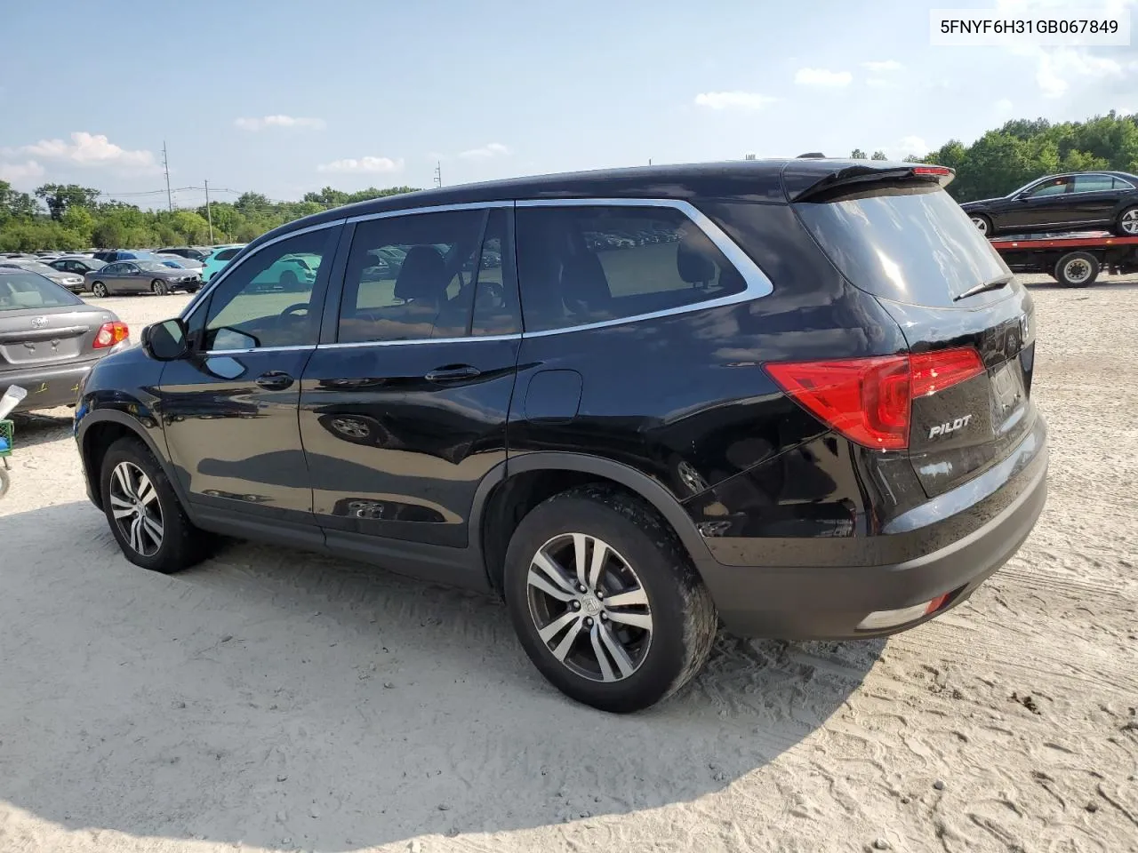 2016 Honda Pilot Ex VIN: 5FNYF6H31GB067849 Lot: 59847194