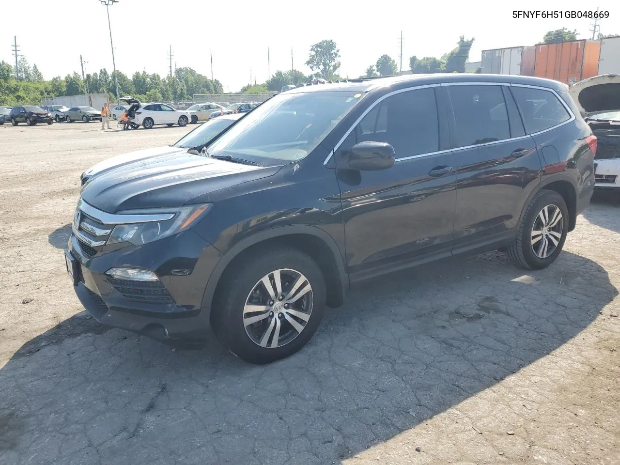 5FNYF6H51GB048669 2016 Honda Pilot Exl