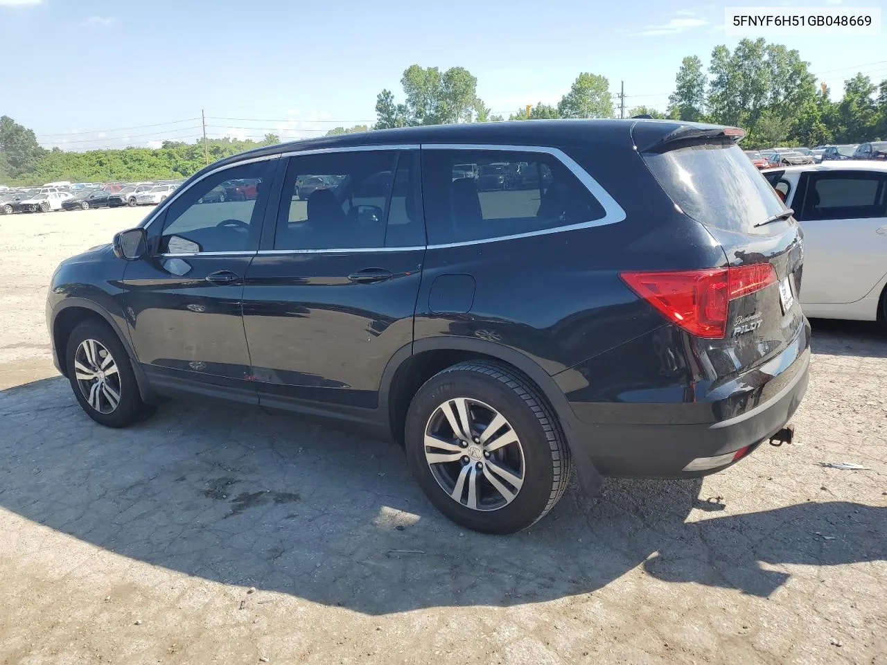 5FNYF6H51GB048669 2016 Honda Pilot Exl