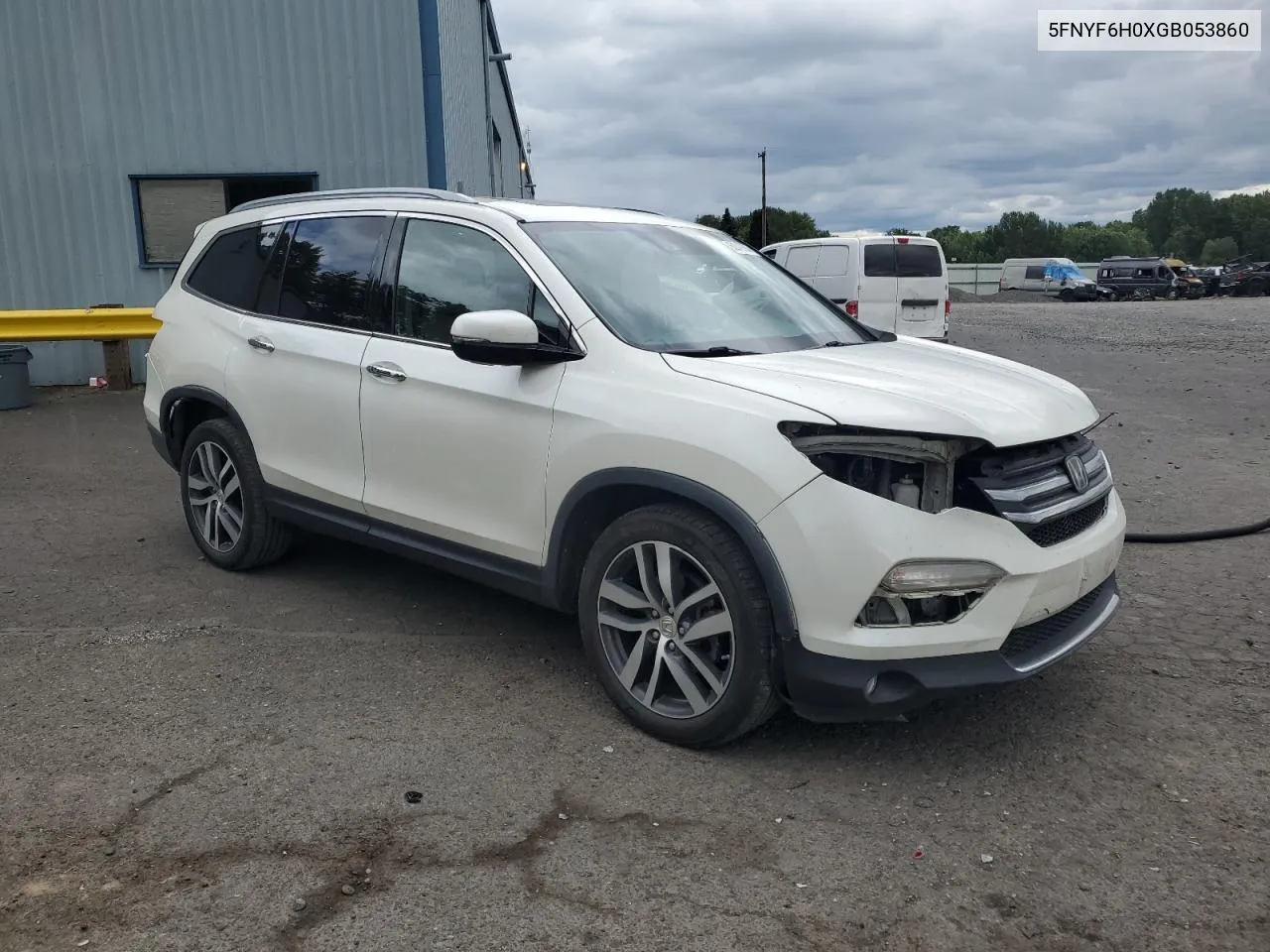 2016 Honda Pilot Elite VIN: 5FNYF6H0XGB053860 Lot: 60048604