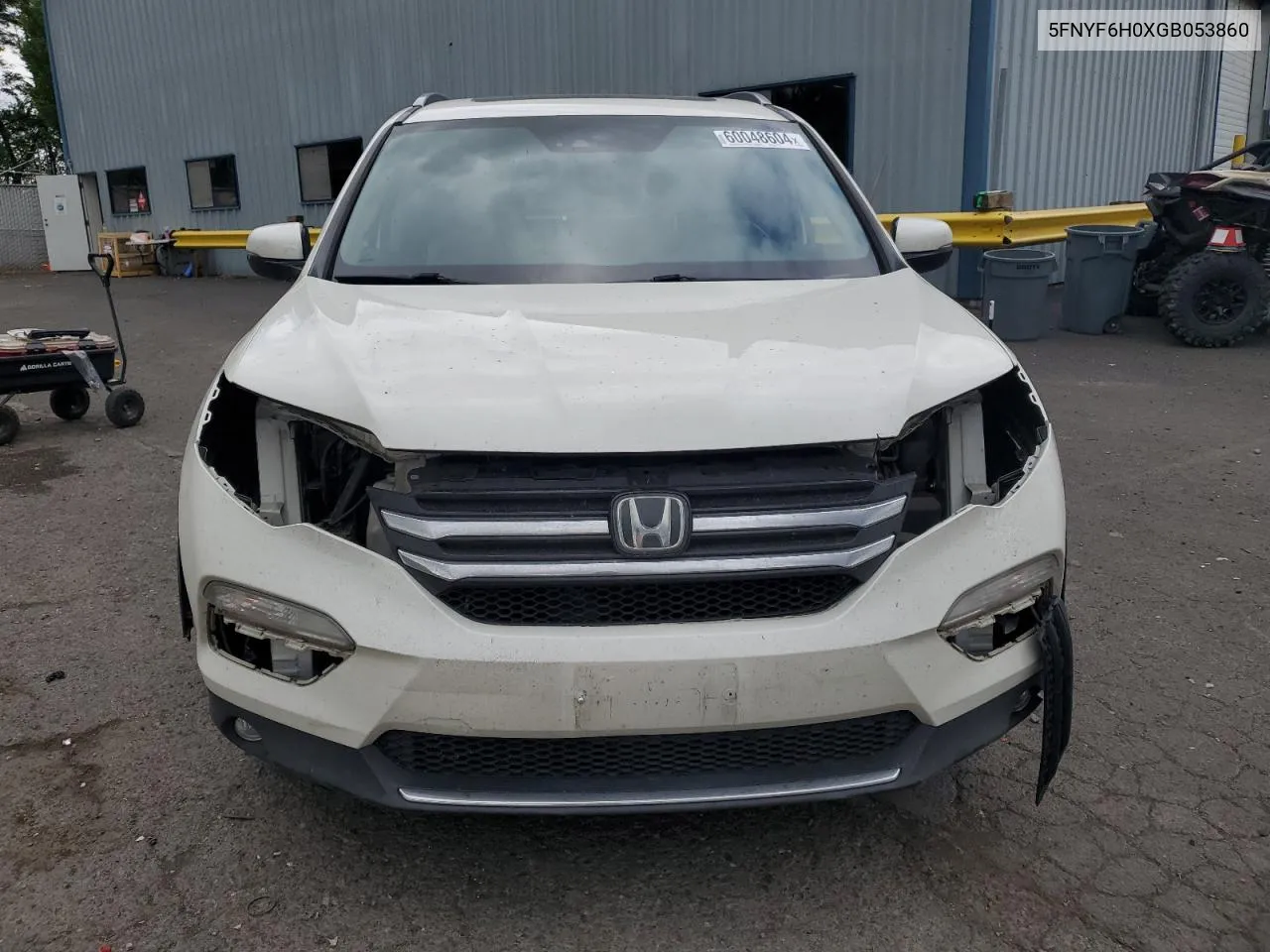 2016 Honda Pilot Elite VIN: 5FNYF6H0XGB053860 Lot: 60048604